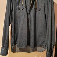 camicia uomo con cappuccio marca impressa