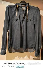 camicia uomo con cappuccio marca impressa