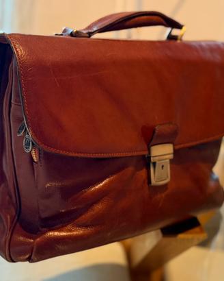 Borsa cartella professionale in pelle