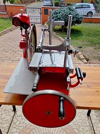 AFFETTATRICE a volano rossa anni 50 antica 