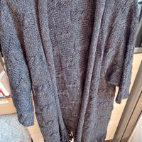 cardigan donna grigio 