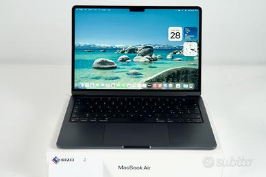 Macbook air M2 13,6 P 8 Gb ram 256 Gb HD garanzia