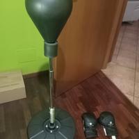 punching ball Domyos Oxylane con guantoni