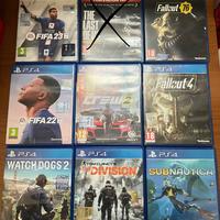 Vari giochi per playstation 4