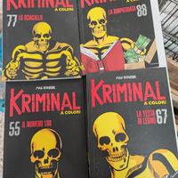 Serie di 42 fumetti Kriminal a colori come nuovi