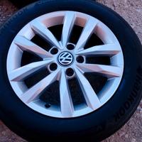 CERCHI E GOMME 16 ORIGINALI VW COD:1247