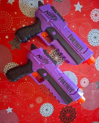 doppie pistole fortnite × nerf 