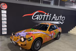 PORSCHE 924 DIPINTA A MANO DA STEFANO ADAMO