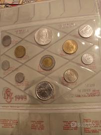 serie divisionale moneta italiane 1995