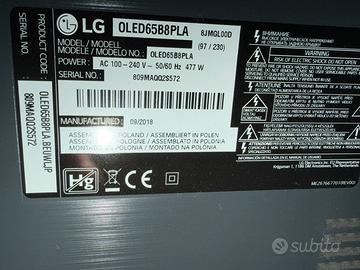 TV LG OLED 65 Pollici