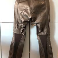 Mtech Pantaloni Pelle Moto Uomo Taglia 50