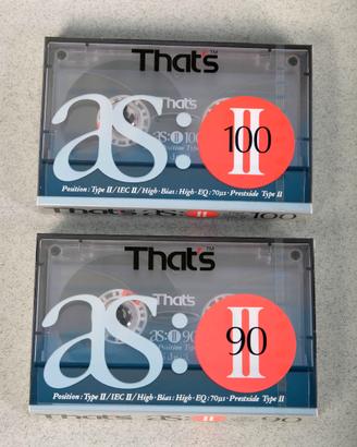 Audio cassette That's as/II