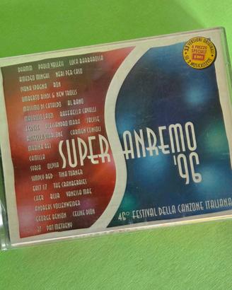 2 cassette audio SuperSanremo 1996