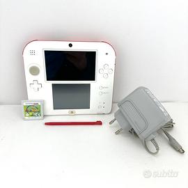 Console Nintendo 2ds con caricatore e gioco Mario