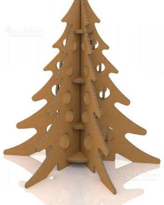 Albero di Natale in cartone ondulato