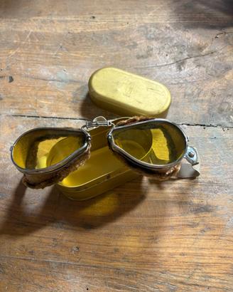 Occhiali aviatore RATTI Torino anni ’30 originali