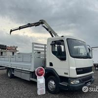Daf 45.180 Gru+verricello e cassone 6.20mt DISCO