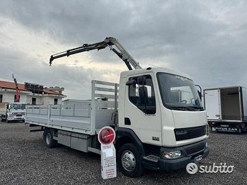 Daf 45.180 Gru+verricello e cassone 6.20mt DISCO