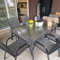 SET TAVOLO PRANZO CON SEDIE 