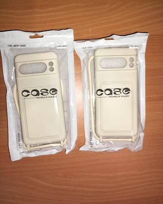 cover Google pixel 8 pro color panna nuova