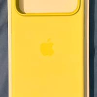 Cover ORIGINALE Apple gialla iphone 17pro max
