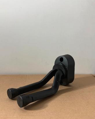 Guitar/Bass Wall Mount Black + viti di fissaggio