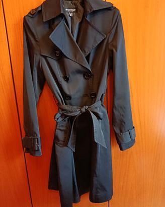 Trench doppio petto nero