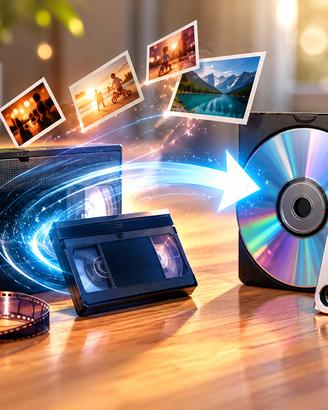 Cassette VHS su DVD / PENDRIVE USB