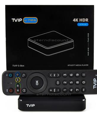 TVIP S-Box v.706 – 4K HDR Ultra HD – IPTV/OTT Medi