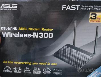 Ripartitore wifi  e Modem Adsl Asus  