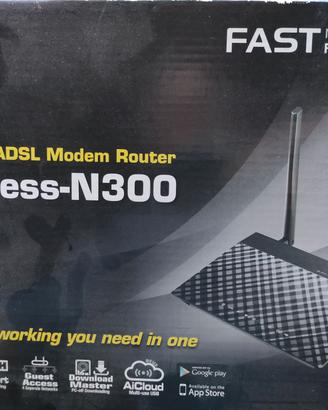 Ripartitore wifi  e Modem Adsl Asus  