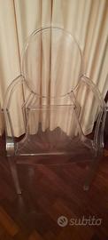 Sedie Kartell trasparenti