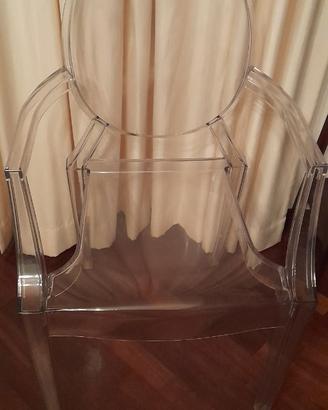 Sedie Kartell trasparenti