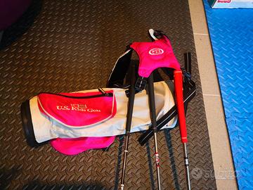 Set golf bambino US Kids Golf per bambina 4 anni