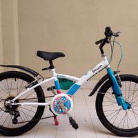 Bicicletta bimbo 20" b-twin con marce 