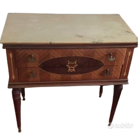 coppia comodini vintage