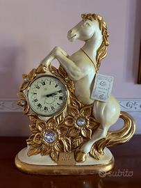 Orologio da tavolo - soprammobile in ceramica