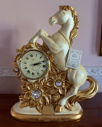 Orologio da tavolo - soprammobile in ceramica
