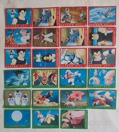 Dragonball Z 12 Carte Serie Rossa e 11 Carte verde