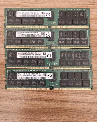 RAM Server 256GB (4x64GB) DDR4 2933 RDIMM ECC