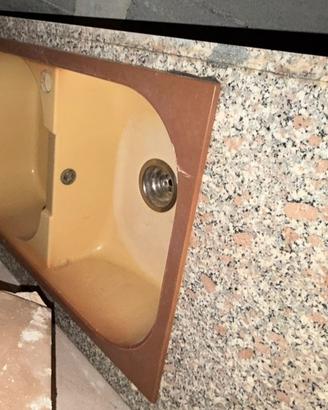 LAVANDINO CUCINA CON 2 VASCHETTE E SGOCCIOLATOI 