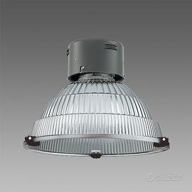 Lampada Industriale Disano 1110 Quasar con vetro