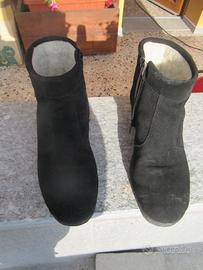 Stivaletti neri rivestiti