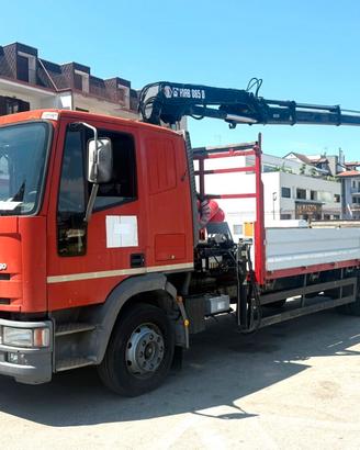 IVECO 120E18 GRU 2011 CASSONE METRI 6.50