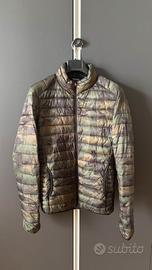 Piumino Pull&Bear camouflage trapuntato leggero