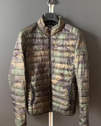 Piumino Pull&Bear camouflage trapuntato leggero