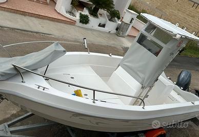 Barca dolhin 21 con doppio motore