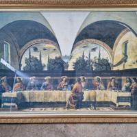 Quadro ultima cena e arazzo