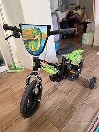 Bicicletta dinosauro bambini 12”