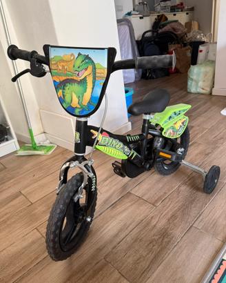 Bicicletta dinosauro bambini 12”